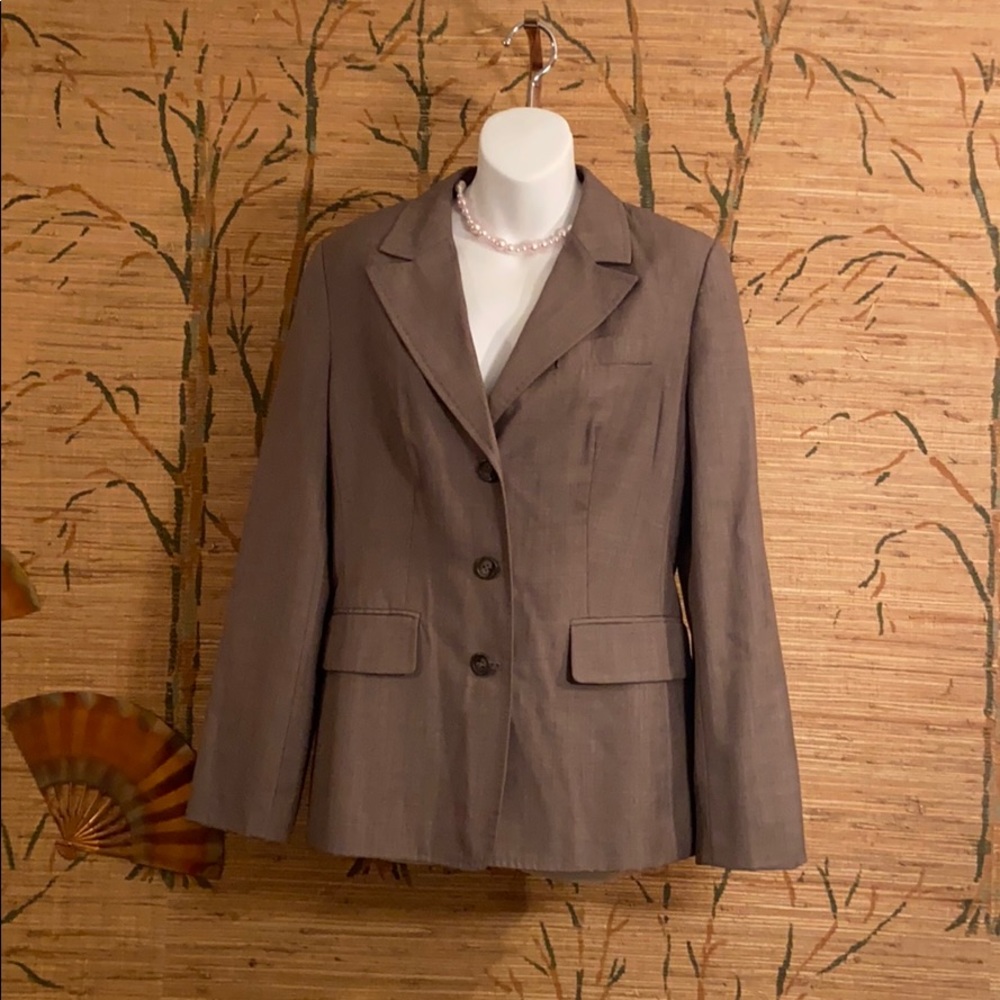 Brown Suit Ann Taylor Loft